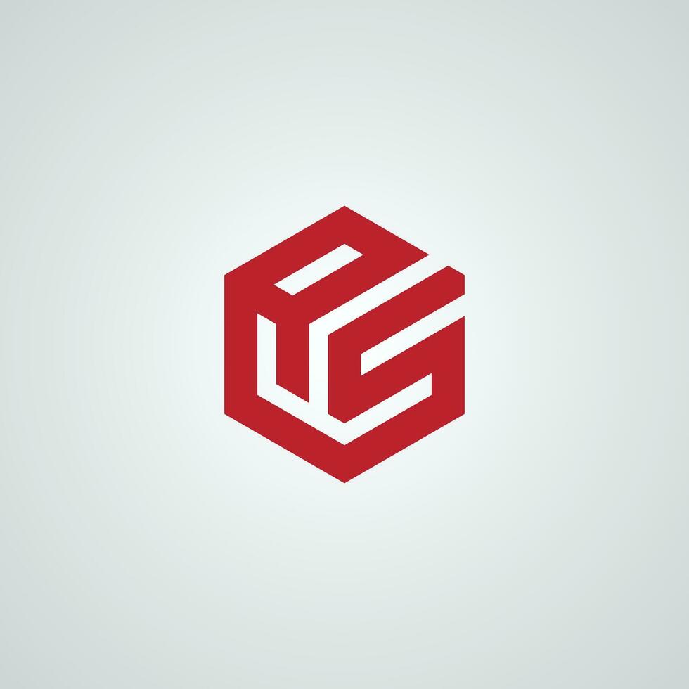 initial R S letter logo design vector template.