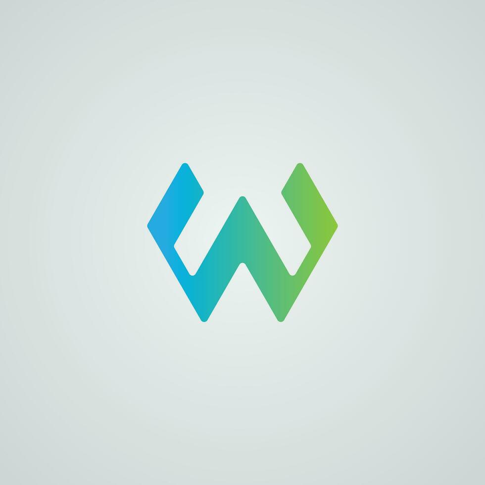 Abstract Letter W Illustration logo Design vector Template.