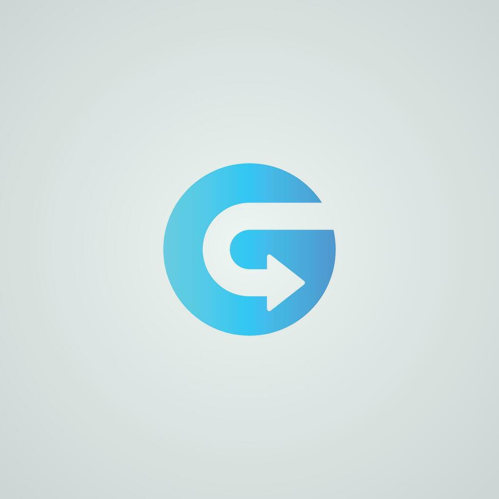 G letter technology logo vector