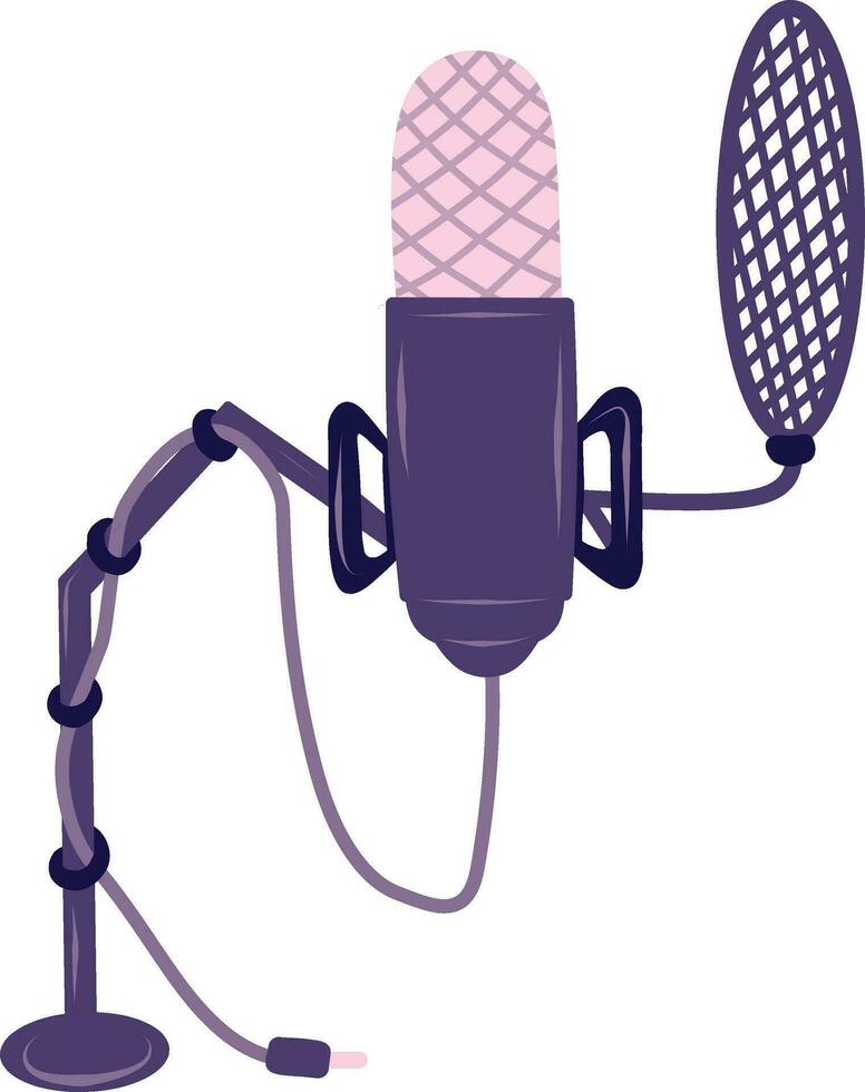 microphone audio device isolated icon vector illustration design