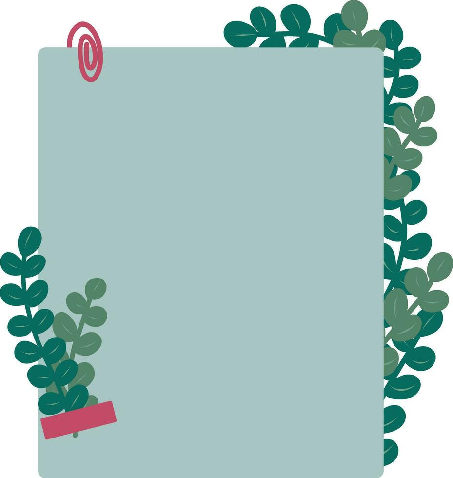 green frame with leafs isolated icon vector illustration desing vector illustration desing
