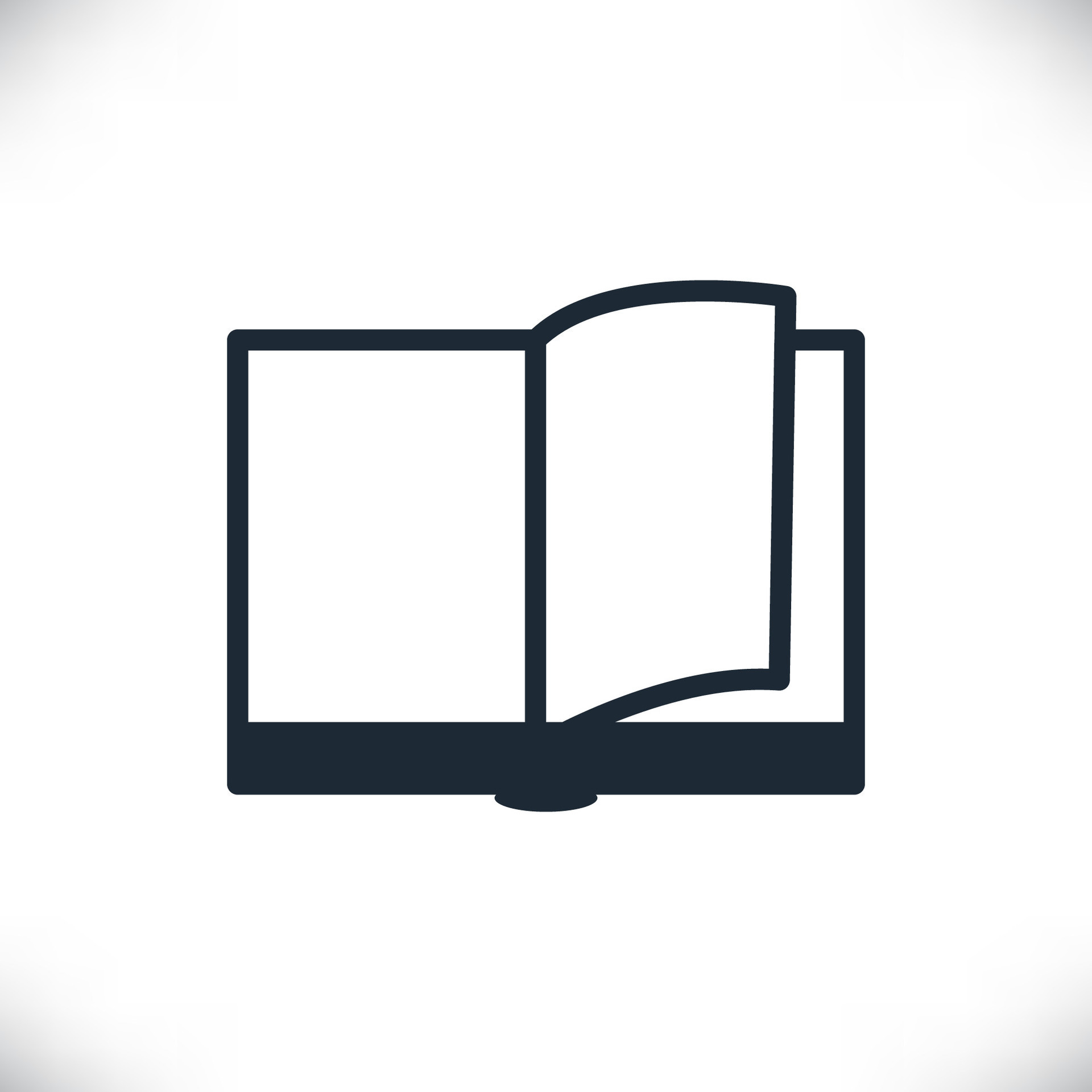 vector black book icons isolated on white background 25784991 Vector