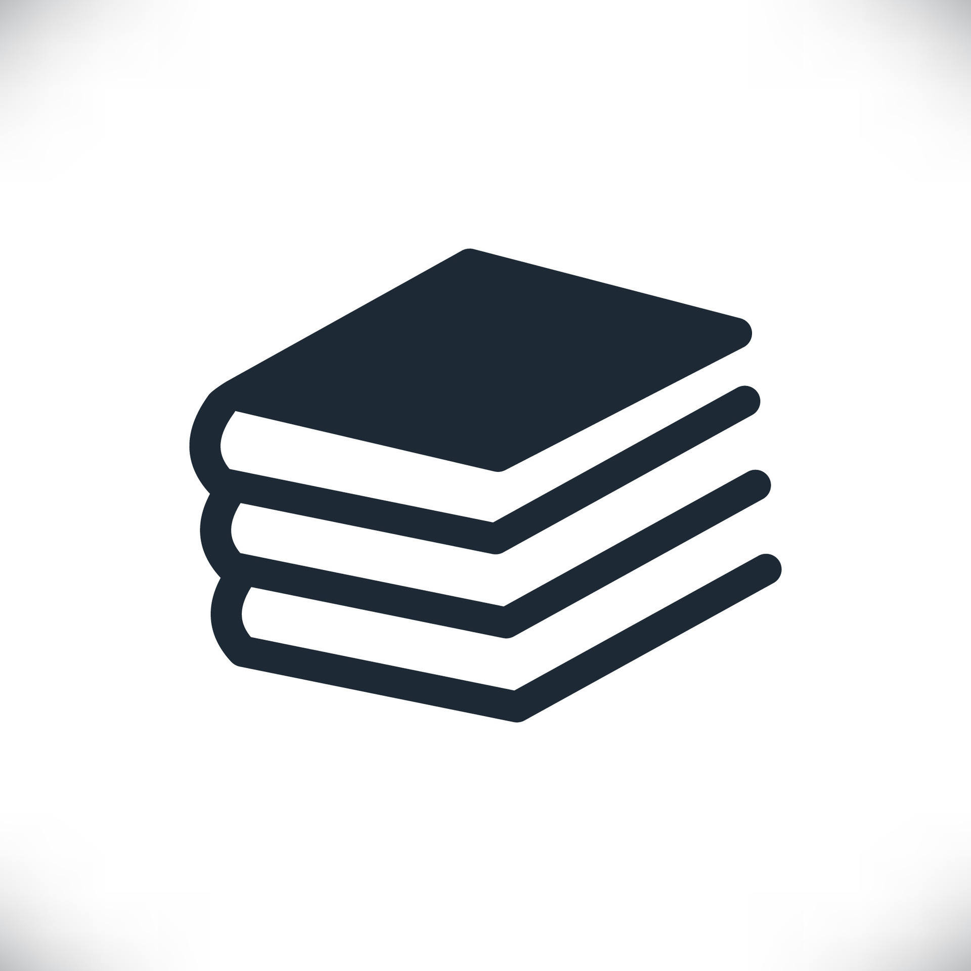 vector black book icons isolated on white background 25784995 Vector