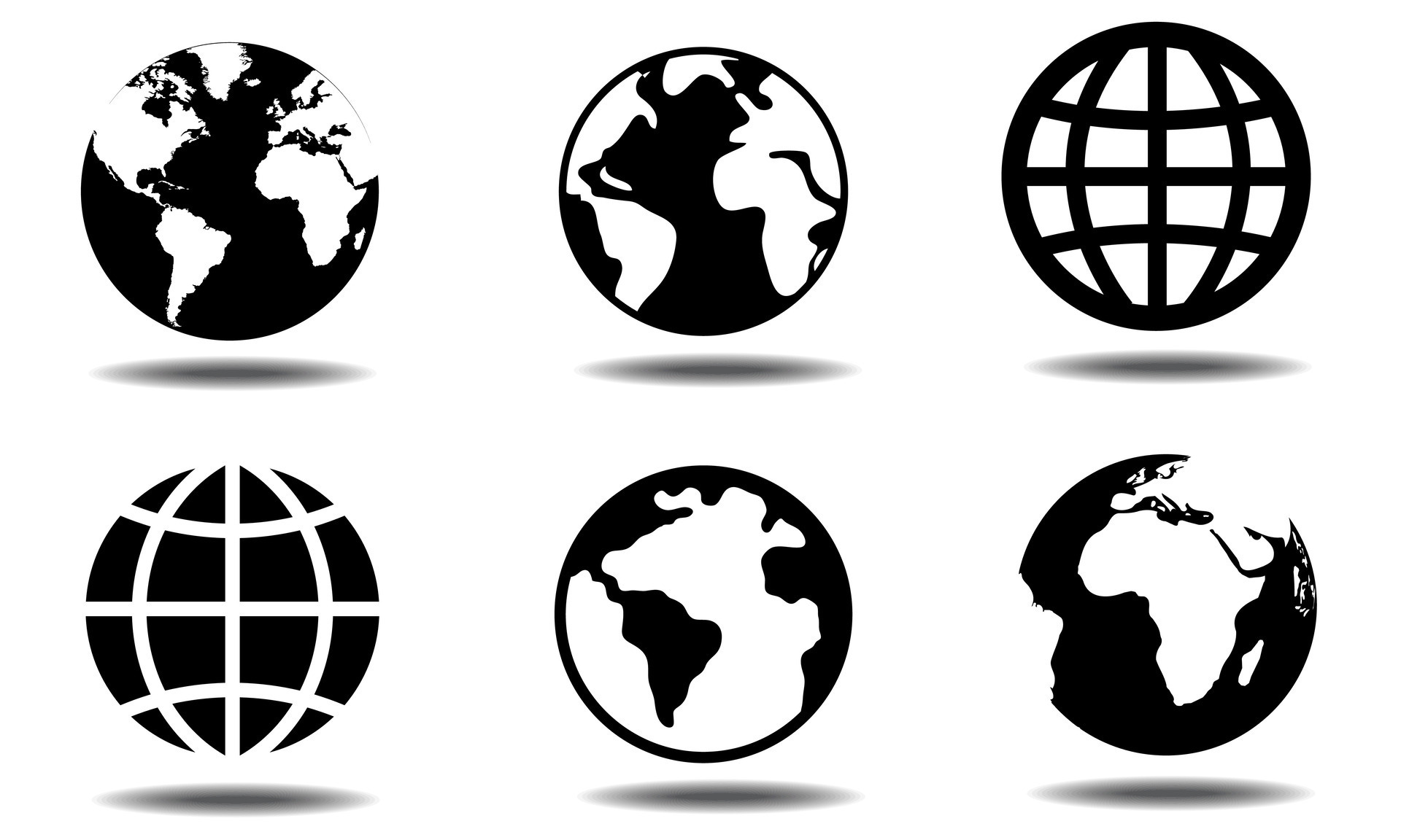 Earth Globe Icons, worldmap. World map vector illustration 25785008 ...