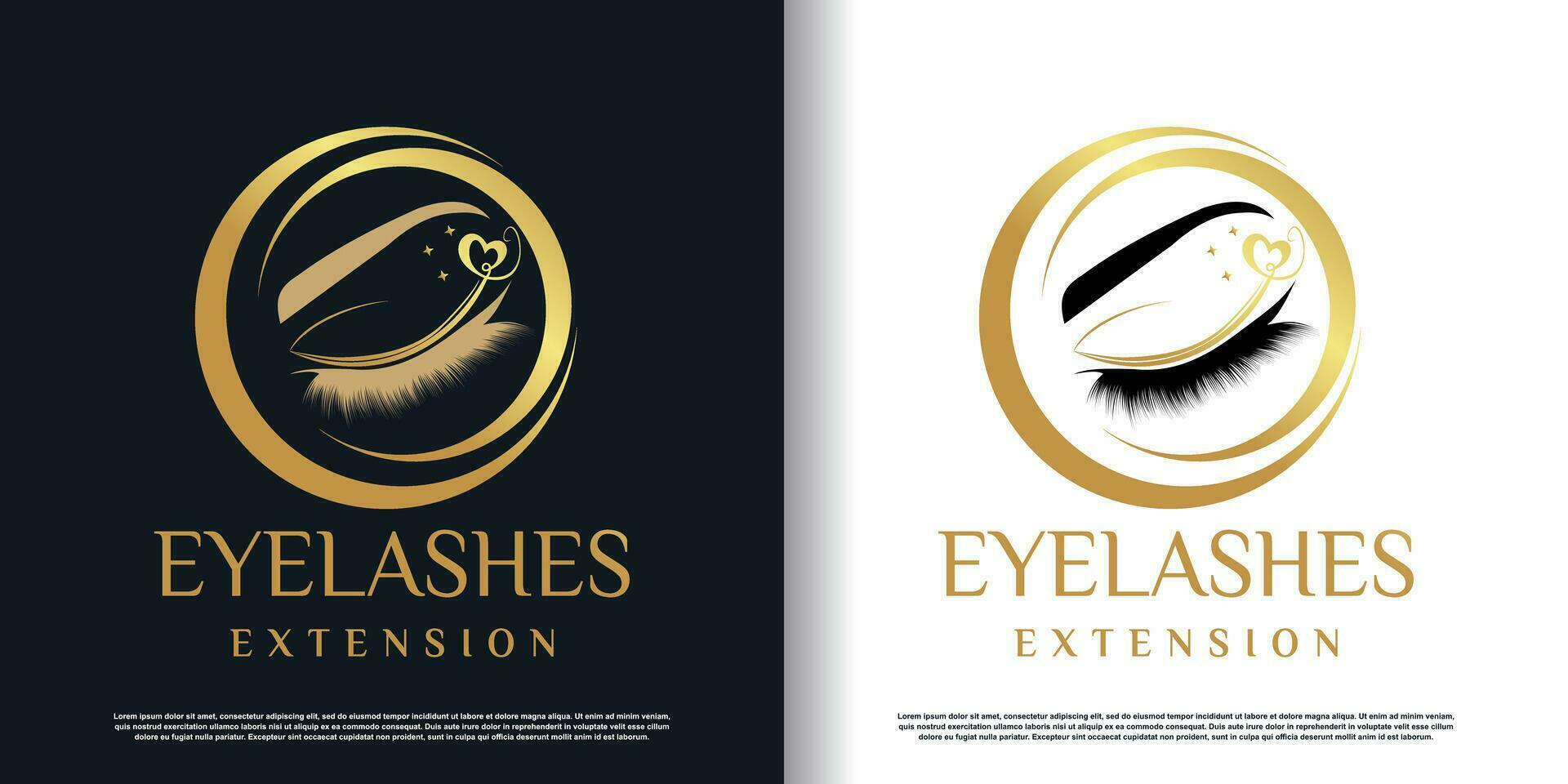 Eyelash logo icon with creative and  beauty concept premium vector