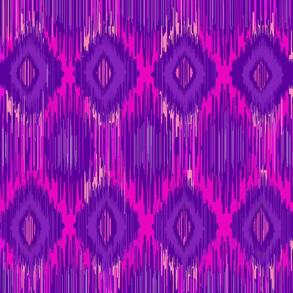 ikat ethnic seamless pattern. abstract ogee textured background for textile, wallpaper psd