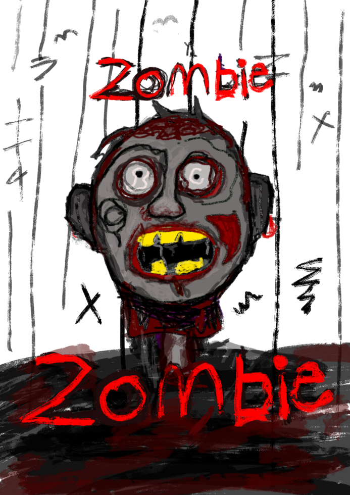 zombie cartoon zombie head 25785485 PNG