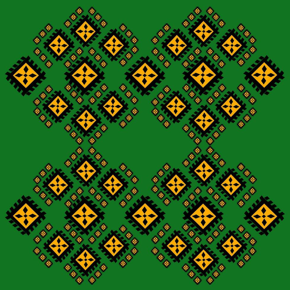 kat ethnic seamless pattern. flower abstract textile wallpaper vector