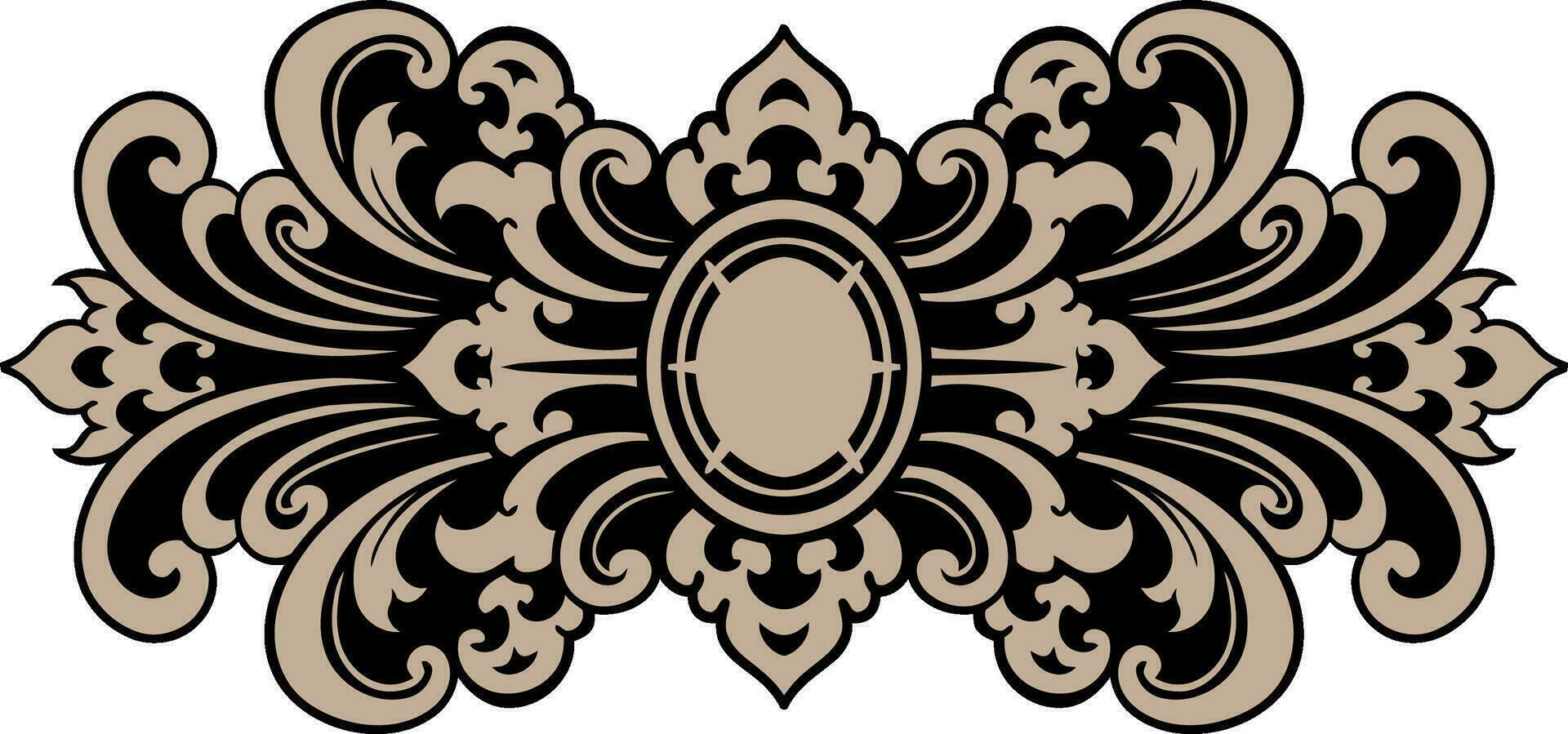 Clásico tipográfico decorativo ornamento diseño elementos vector