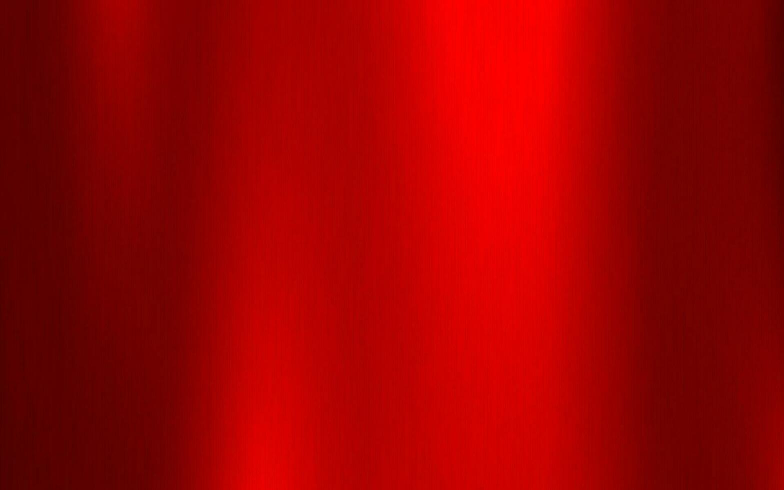 Red metallic radial gradient with scratches. Red foil surface texture effect. Vector illustration