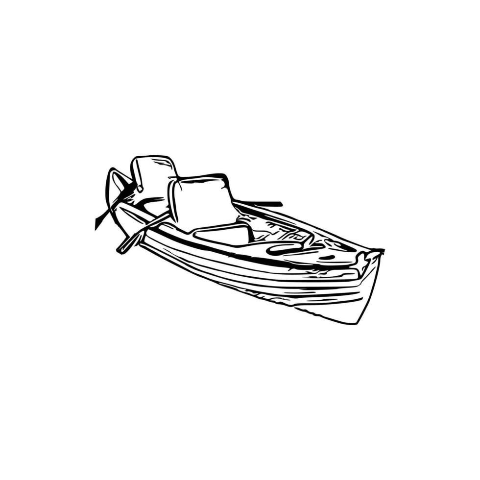 nice drawing of sailboat vector