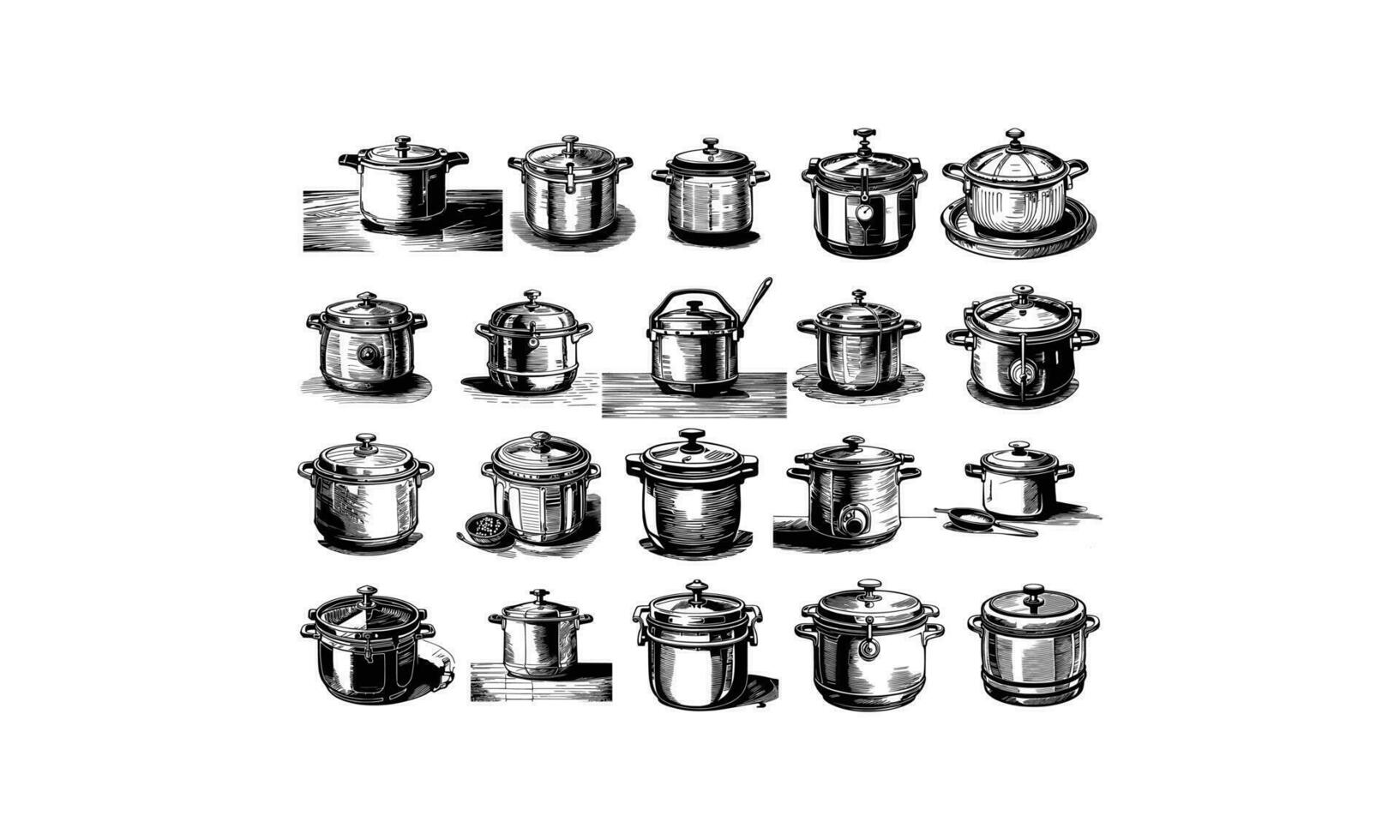 Pressure cooker vector design