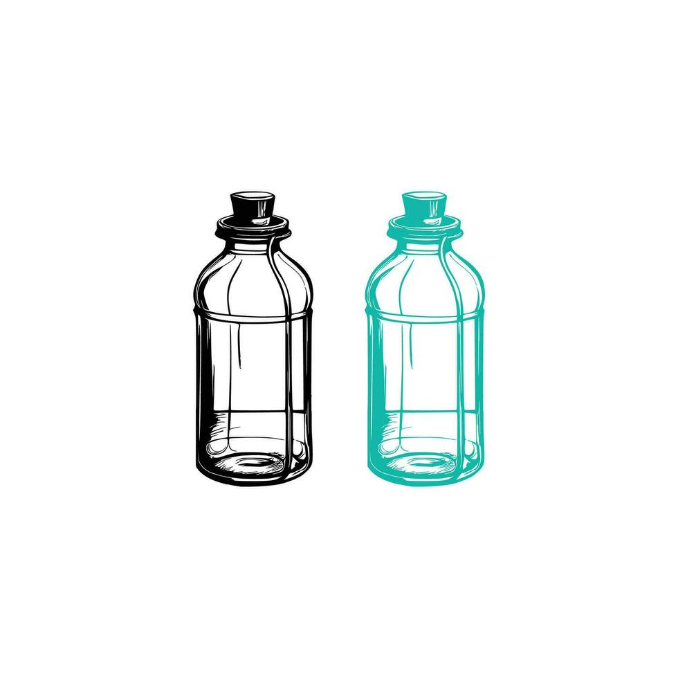 Glass Bottle Vector 25787751 Vector Art at Vecteezy