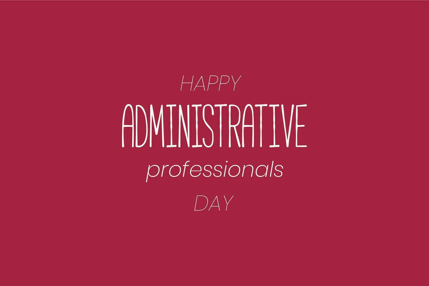 administrative professionals day, background template Holiday concept vector