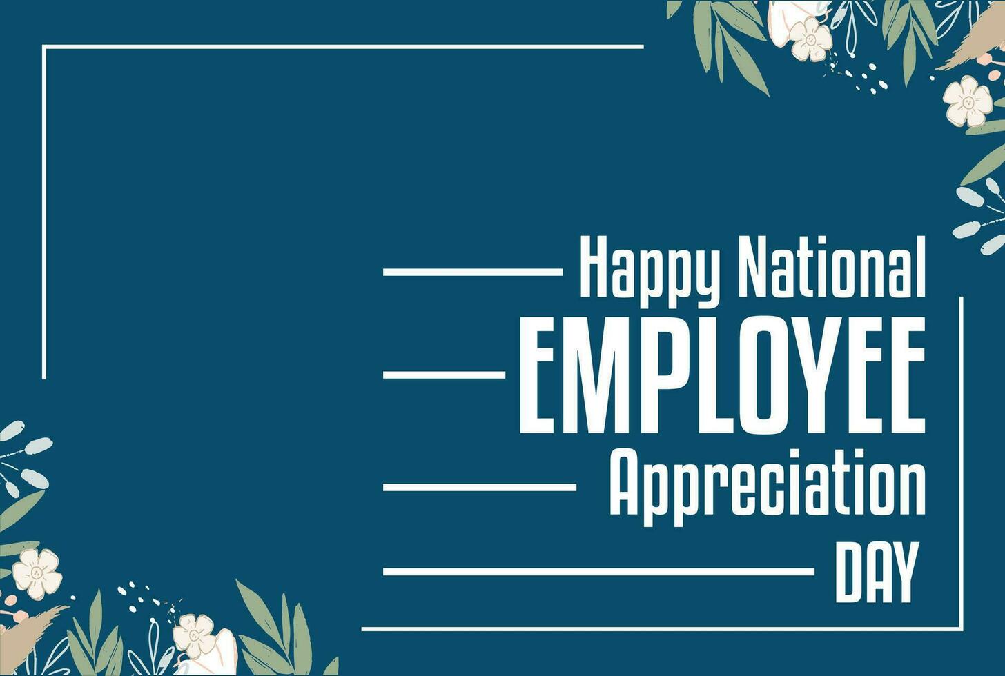 employee appreciation day, background template Holiday concept vector