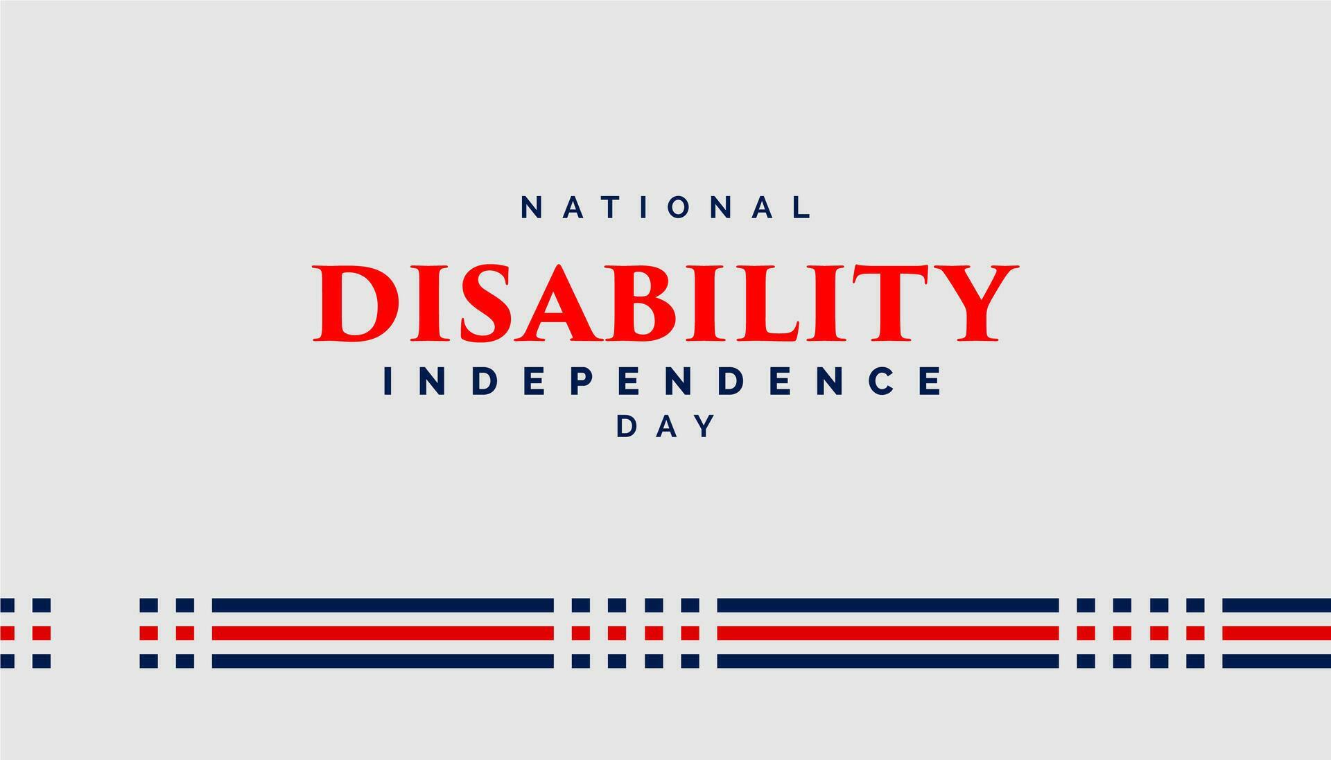 National Disability Independence Day 25788055 Vector Art at Vecteezy