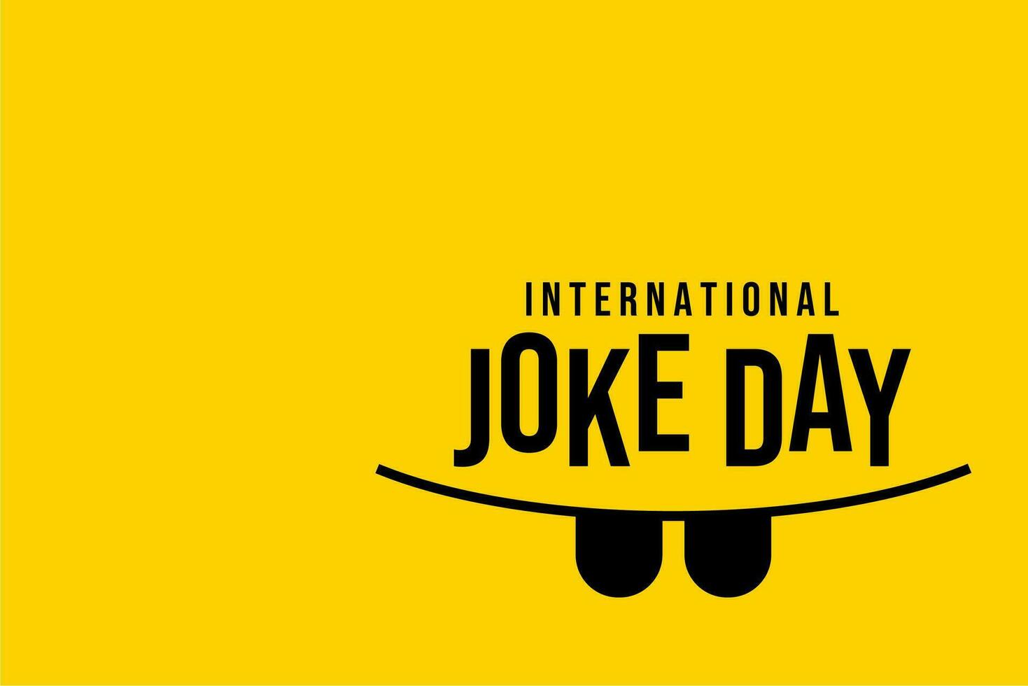 joke day, holiday concept background template vector