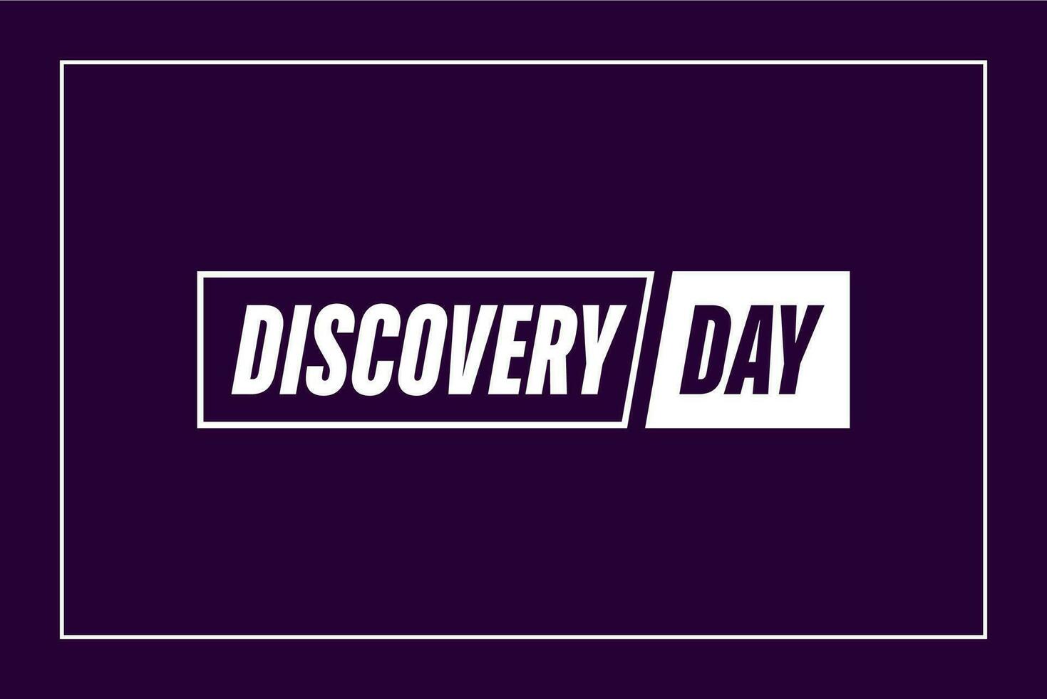 Discovery Day, background template Holiday concept vector