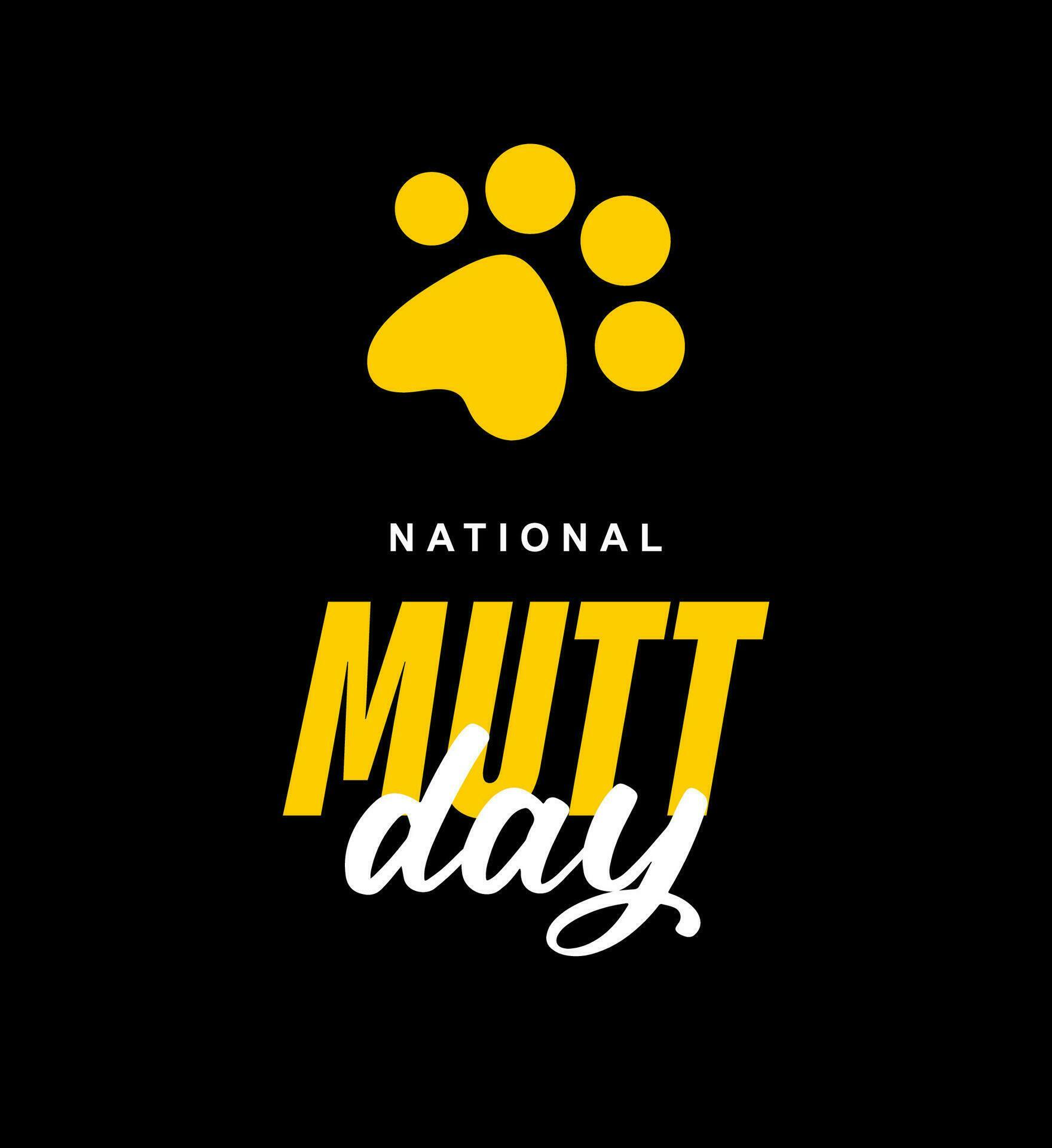 national mutt day 25788089 Vector Art at Vecteezy
