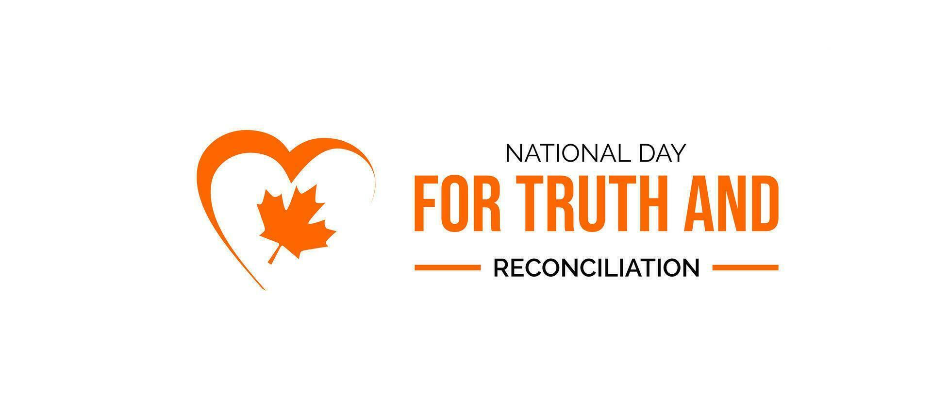 national day for truth and reconciliation vector