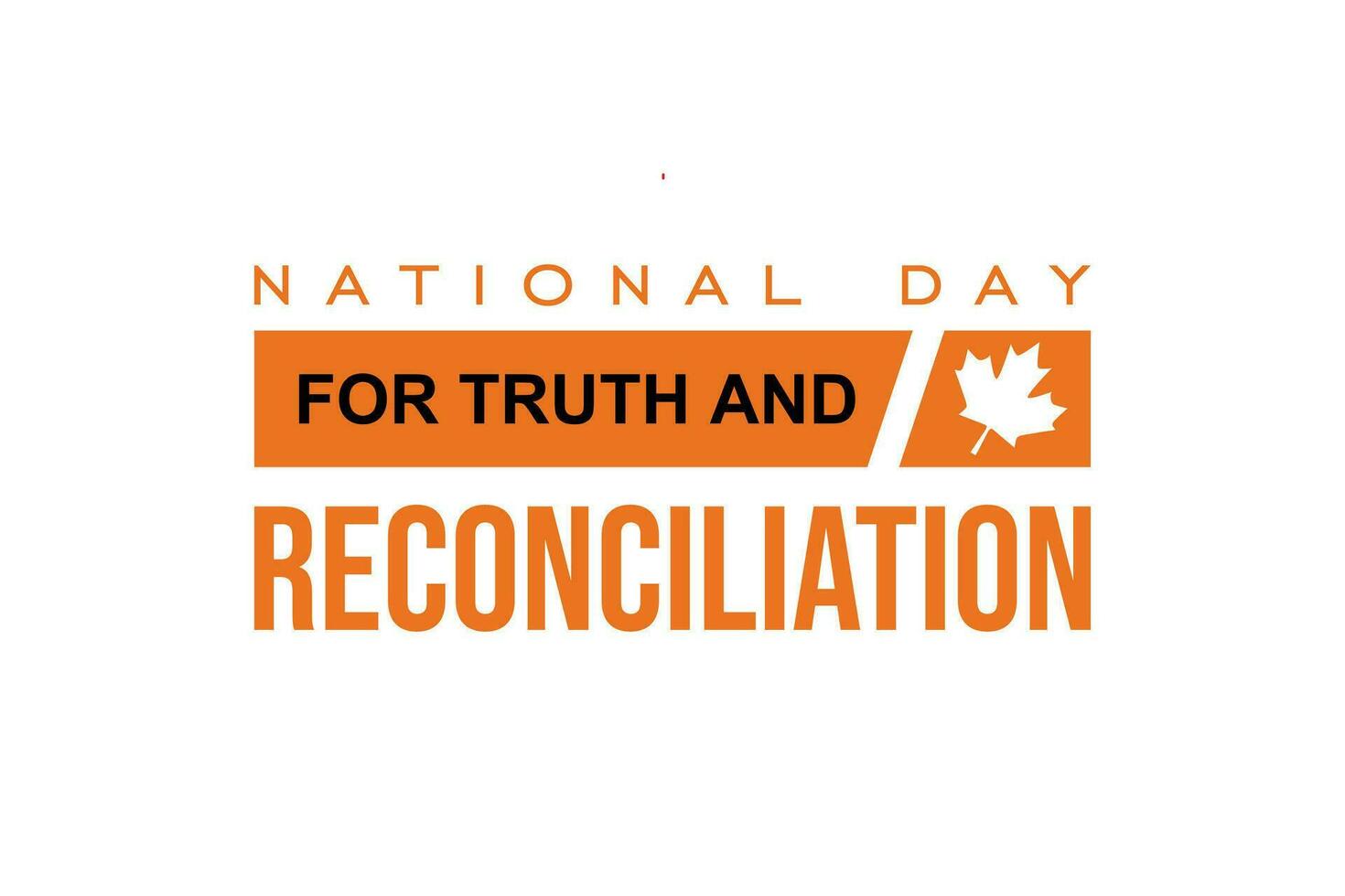 national day for truth and reconciliation vector