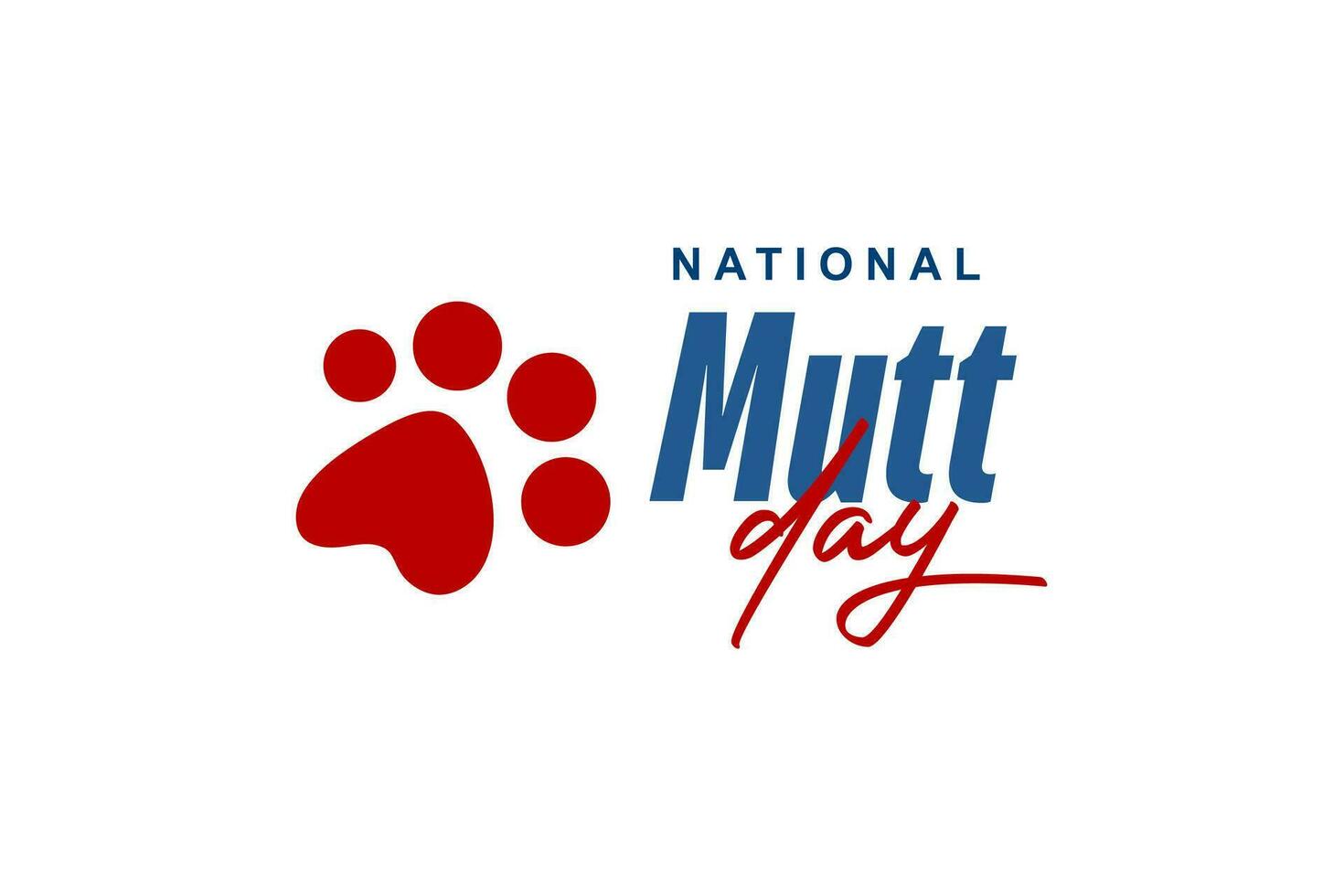 national mutt day 25788165 Vector Art at Vecteezy