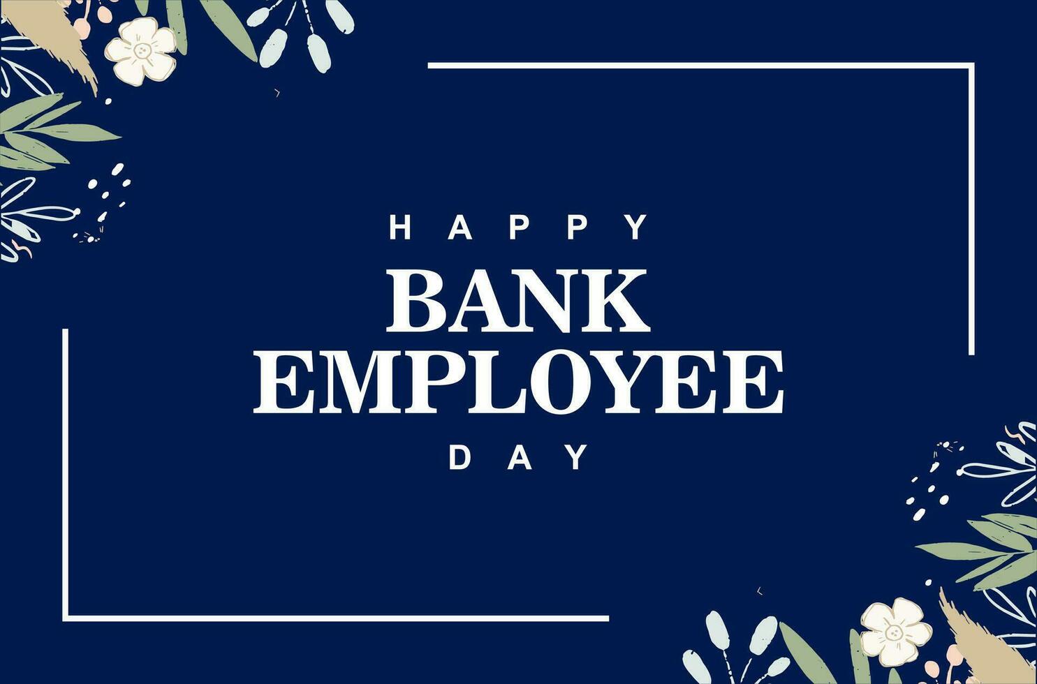 bank employee day  background template Holiday concept vector