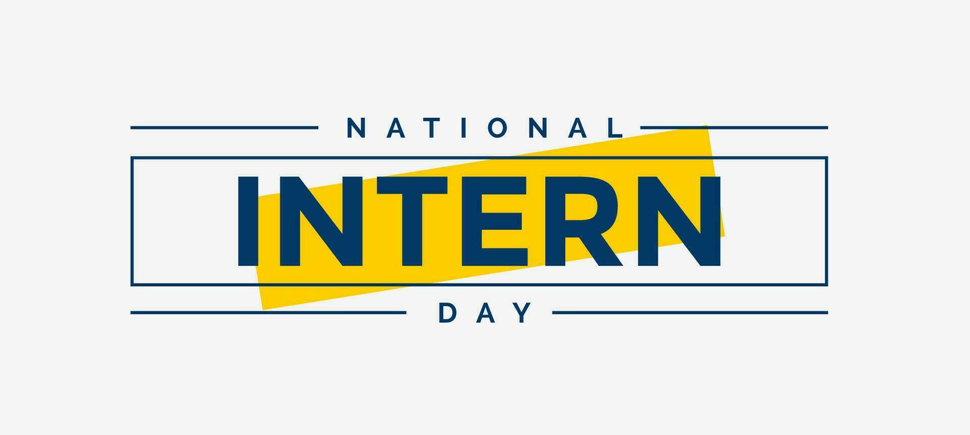 national intern day, background template Holiday concept vector