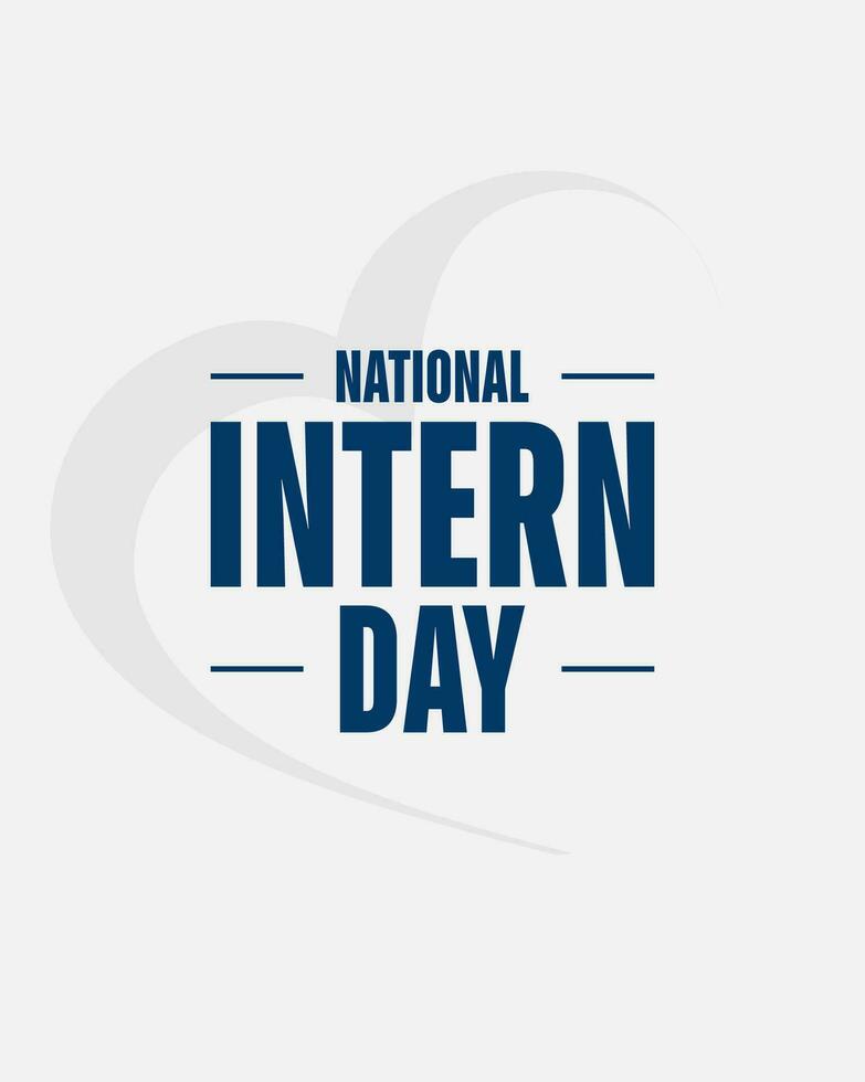 national intern day, background template Holiday concept vector
