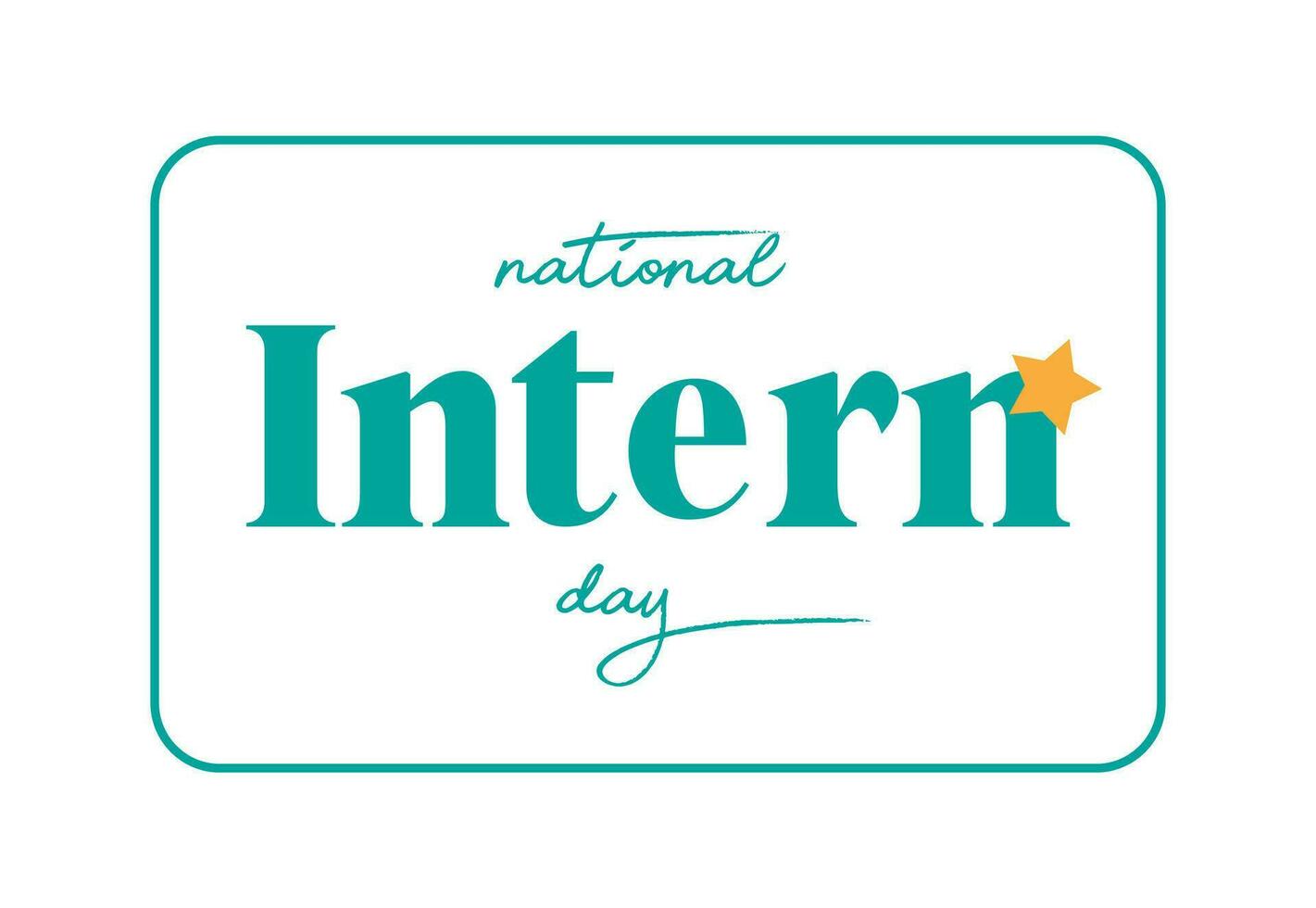 national intern day, background template Holiday concept vector