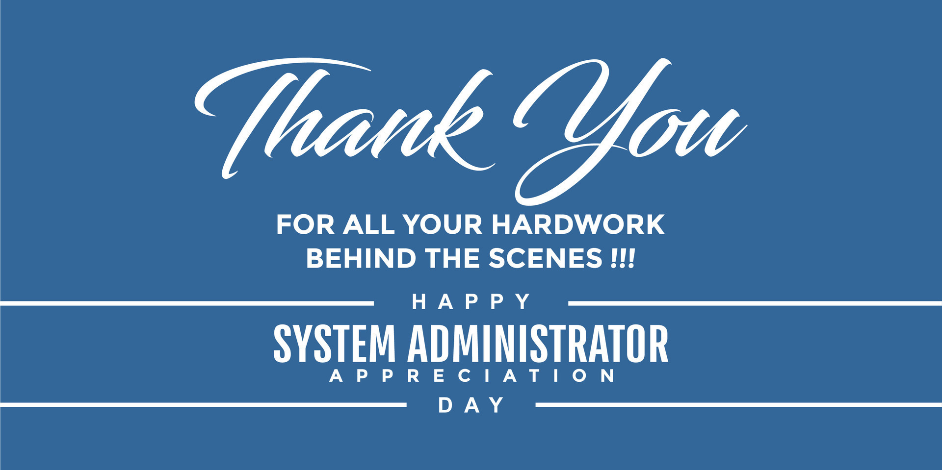 System Administrator Appreciation Day, sysadmin day 25788465 Vector Art