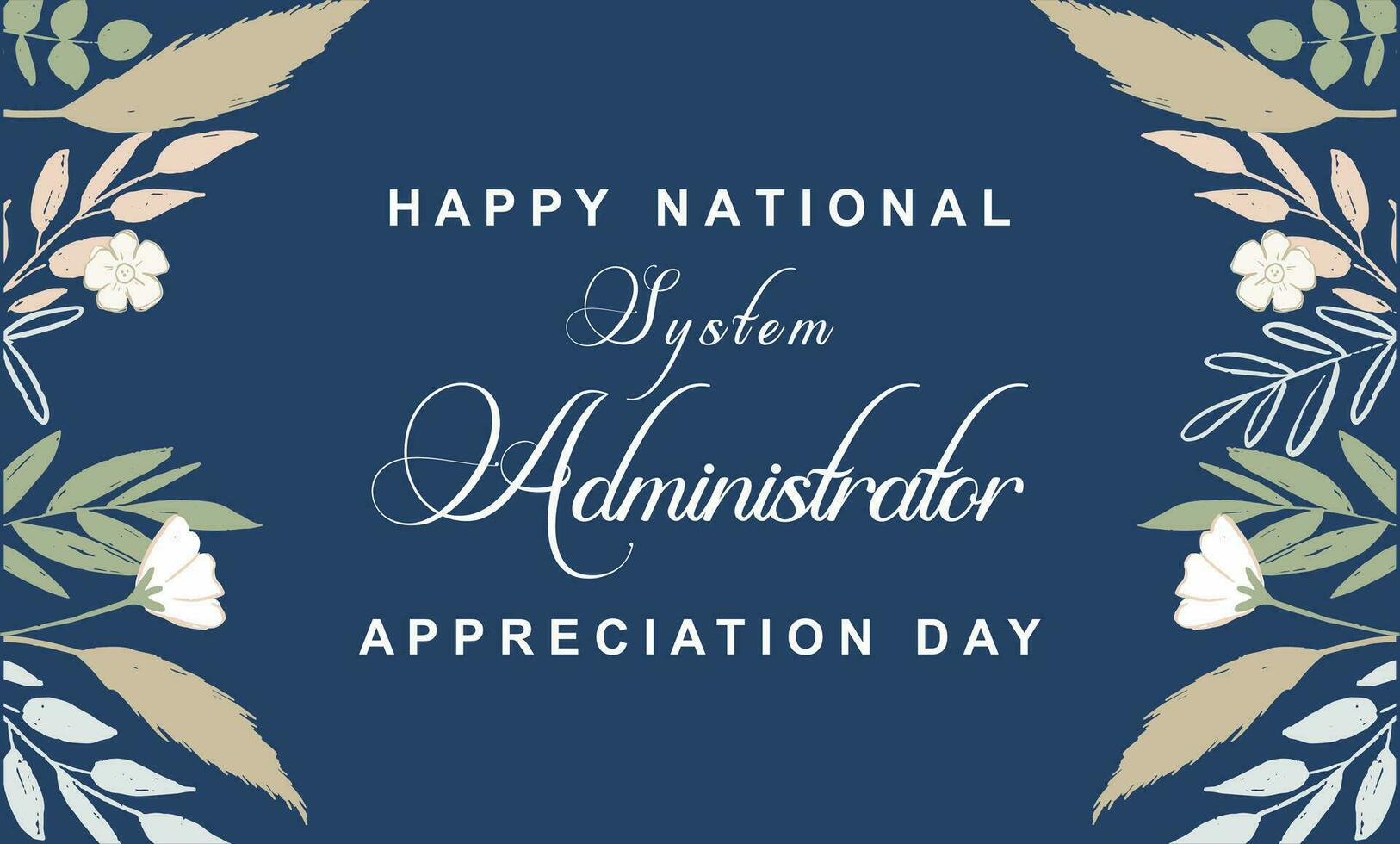 System Administrator Appreciation Day, sysadmin day vector