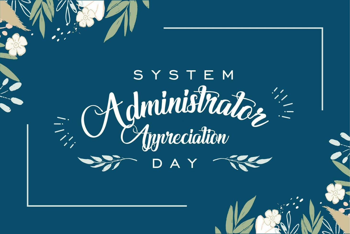 System Administrator Appreciation Day, sysadmin day vector