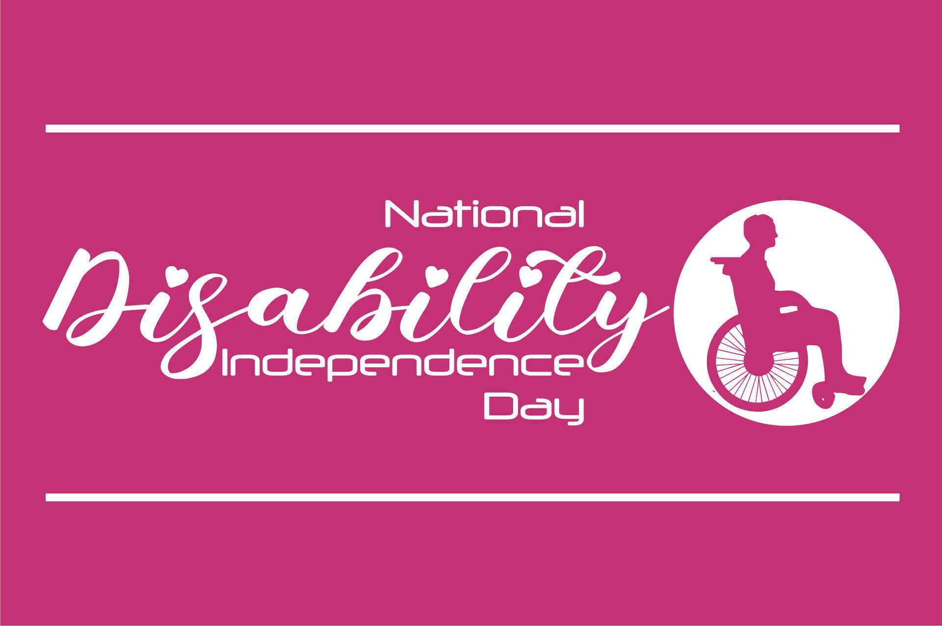 National Disability Independence Day 25788532 Vector Art at Vecteezy