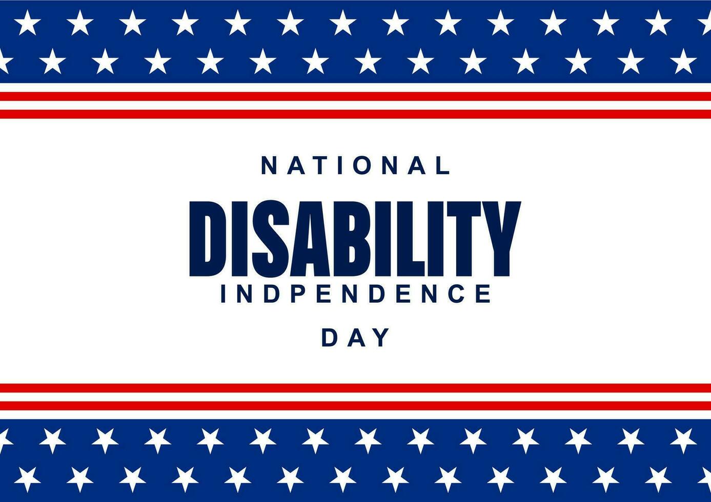 National Disability Independence Day 25788534 Vector Art at Vecteezy