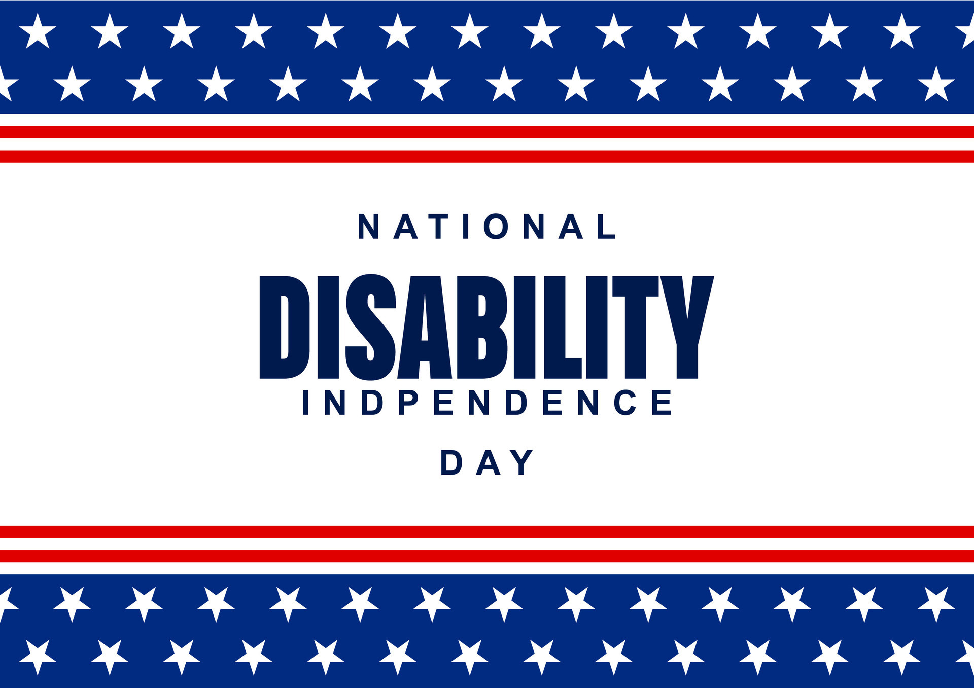 National Disability Independence Day 25788534 Vector Art at Vecteezy