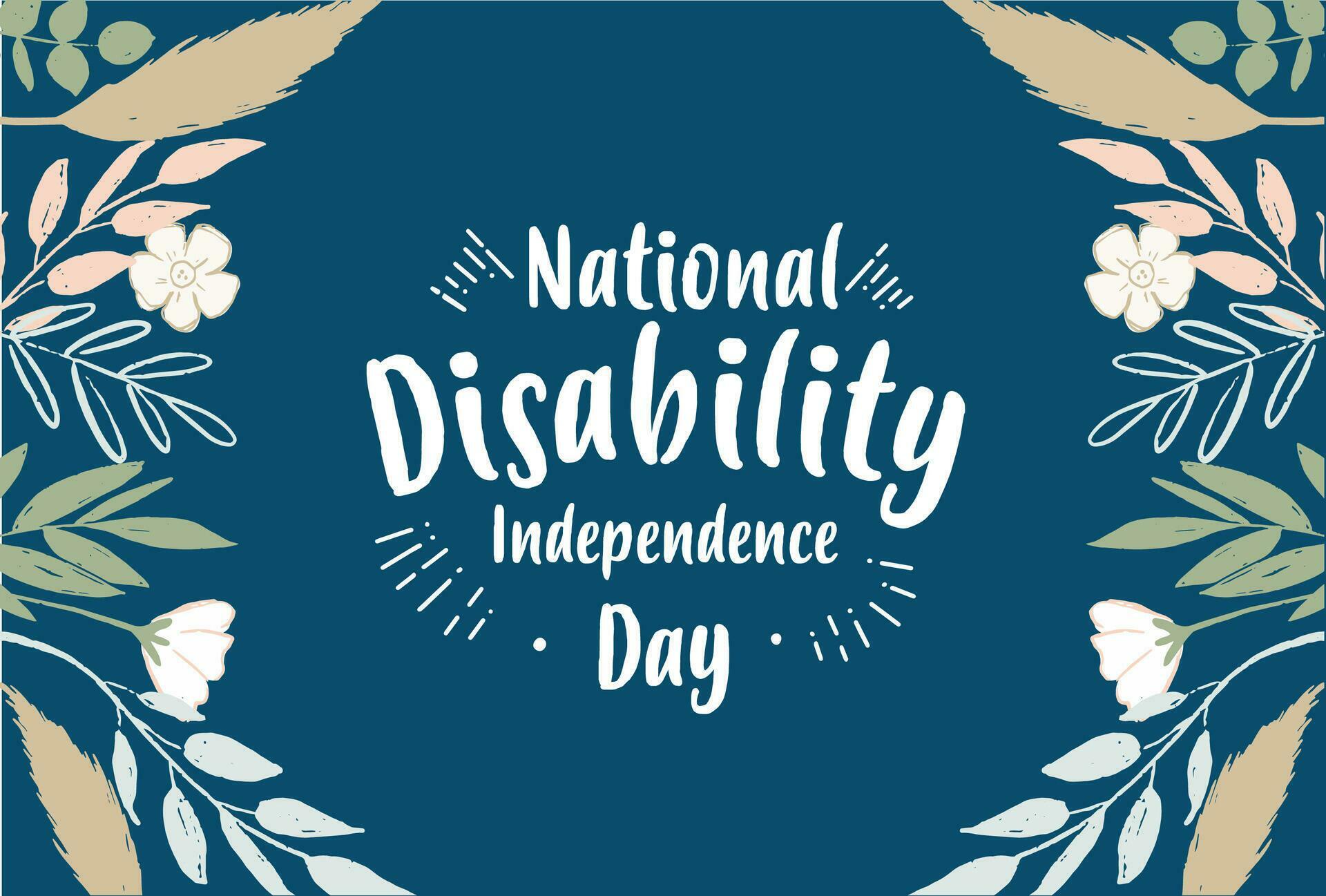 National Disability Independence Day 25788539 Vector Art at Vecteezy