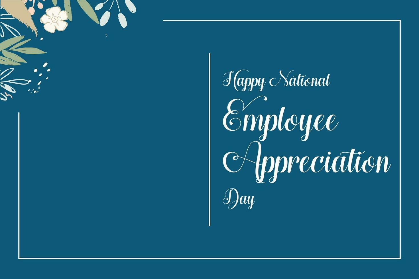 employee appreciation day, background template Holiday concept vector