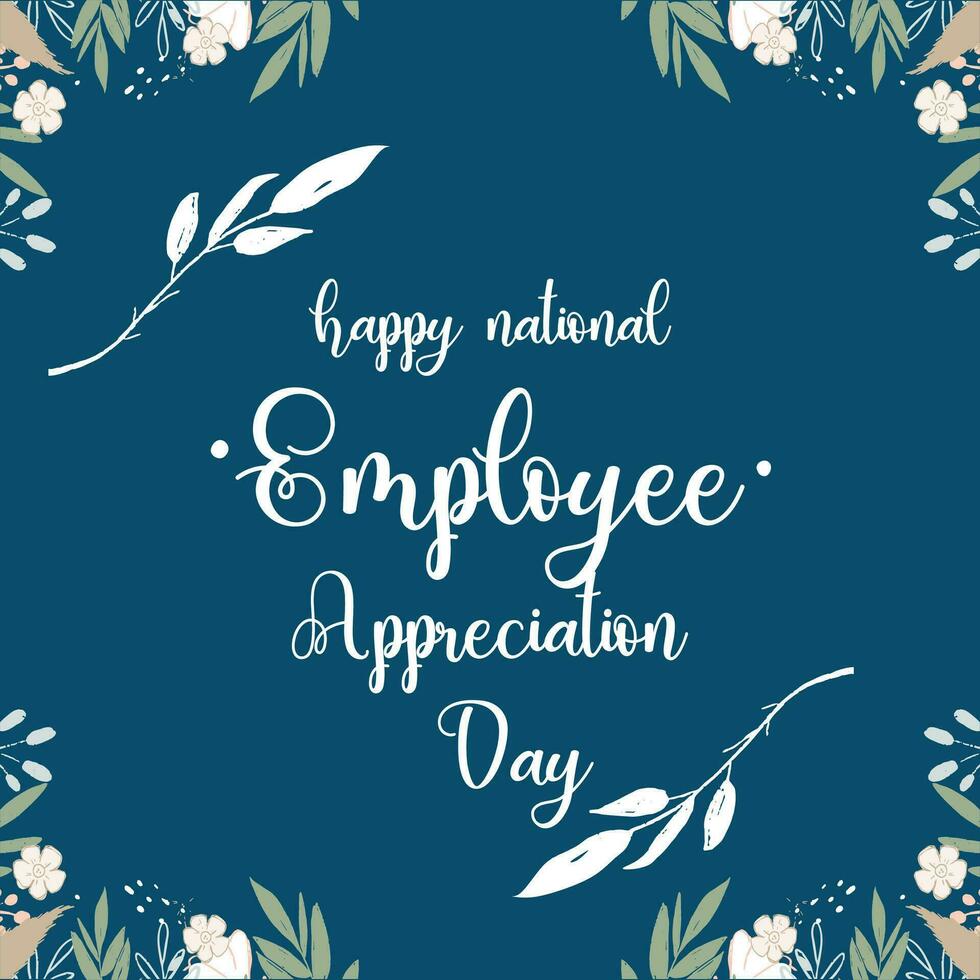 employee appreciation day, background template Holiday concept vector