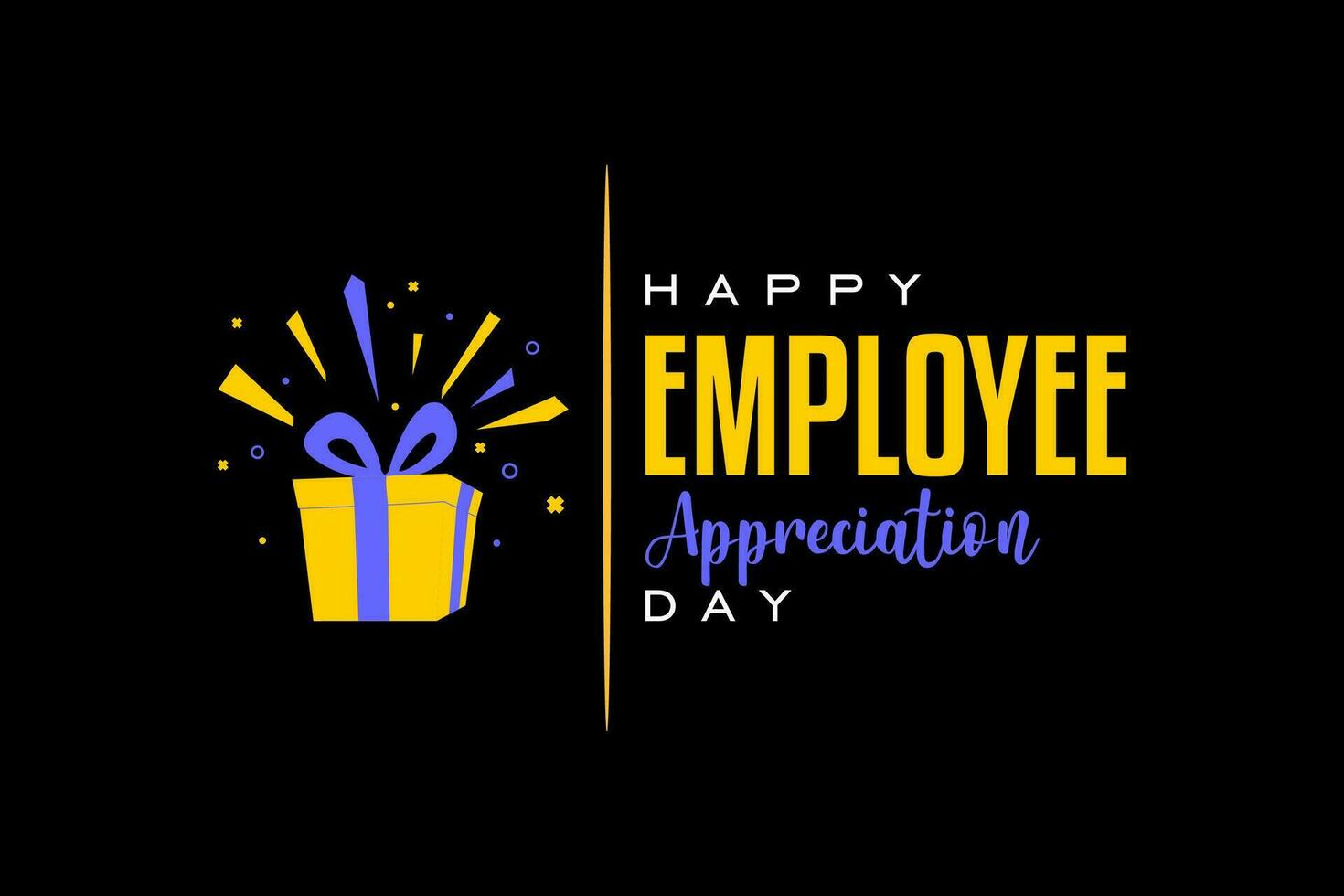 employee appreciation day, background template Holiday concept vector