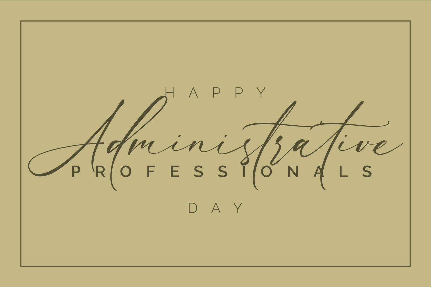 administrative professionals day, background template Holiday concept vector