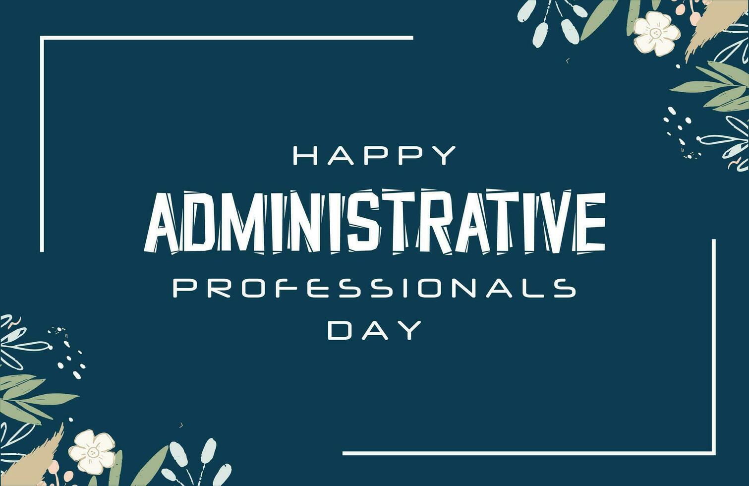 administrative professionals day, background template Holiday concept vector