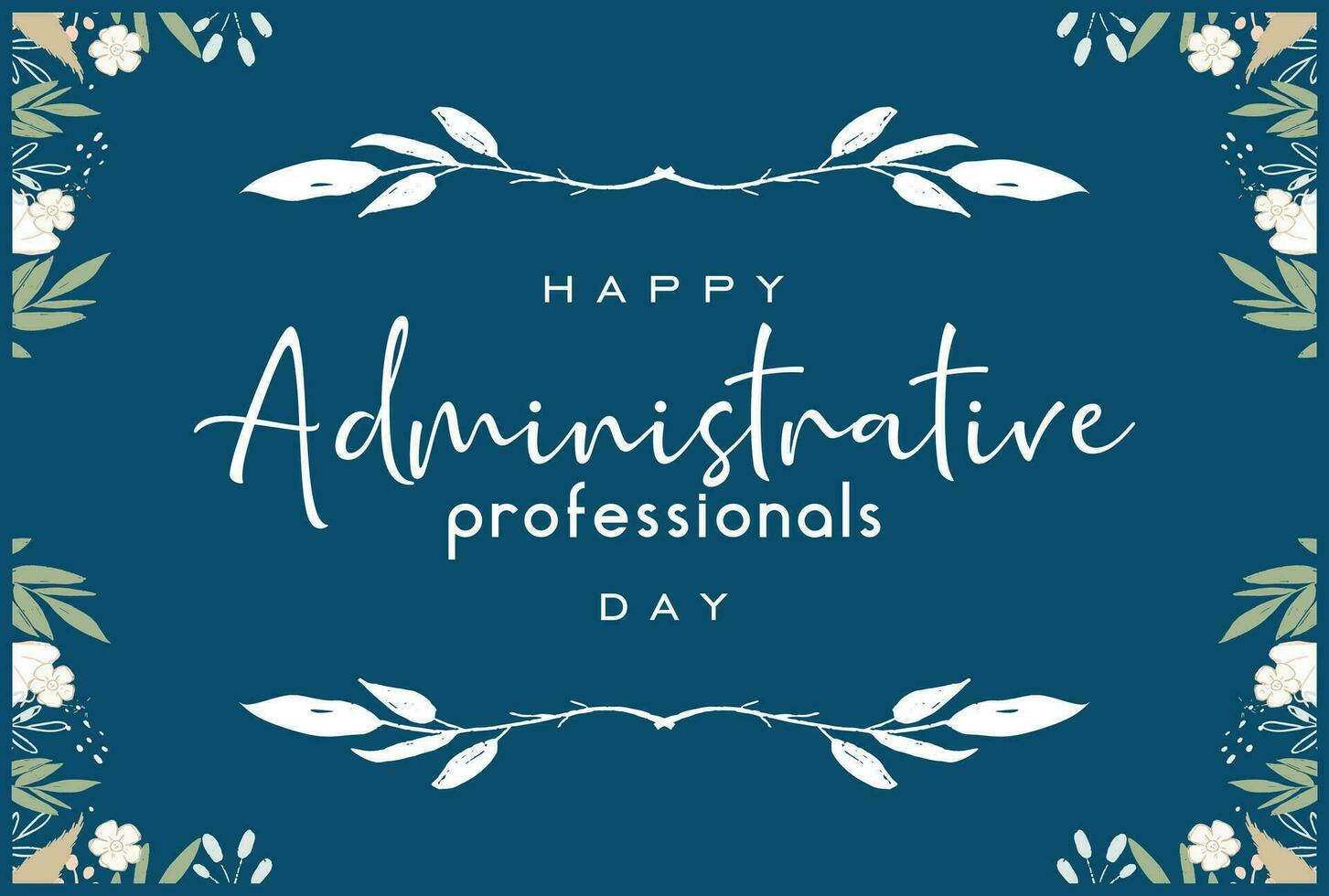 administrative professionals day, background template Holiday concept vector