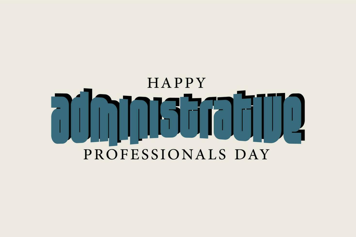 administrative professionals day, background template Holiday concept vector