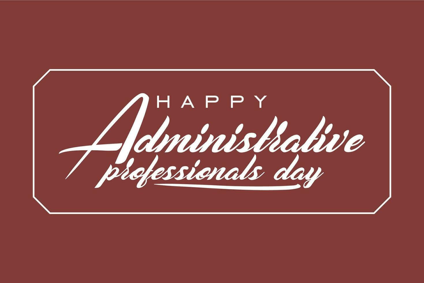 administrative professionals day, background template Holiday concept vector