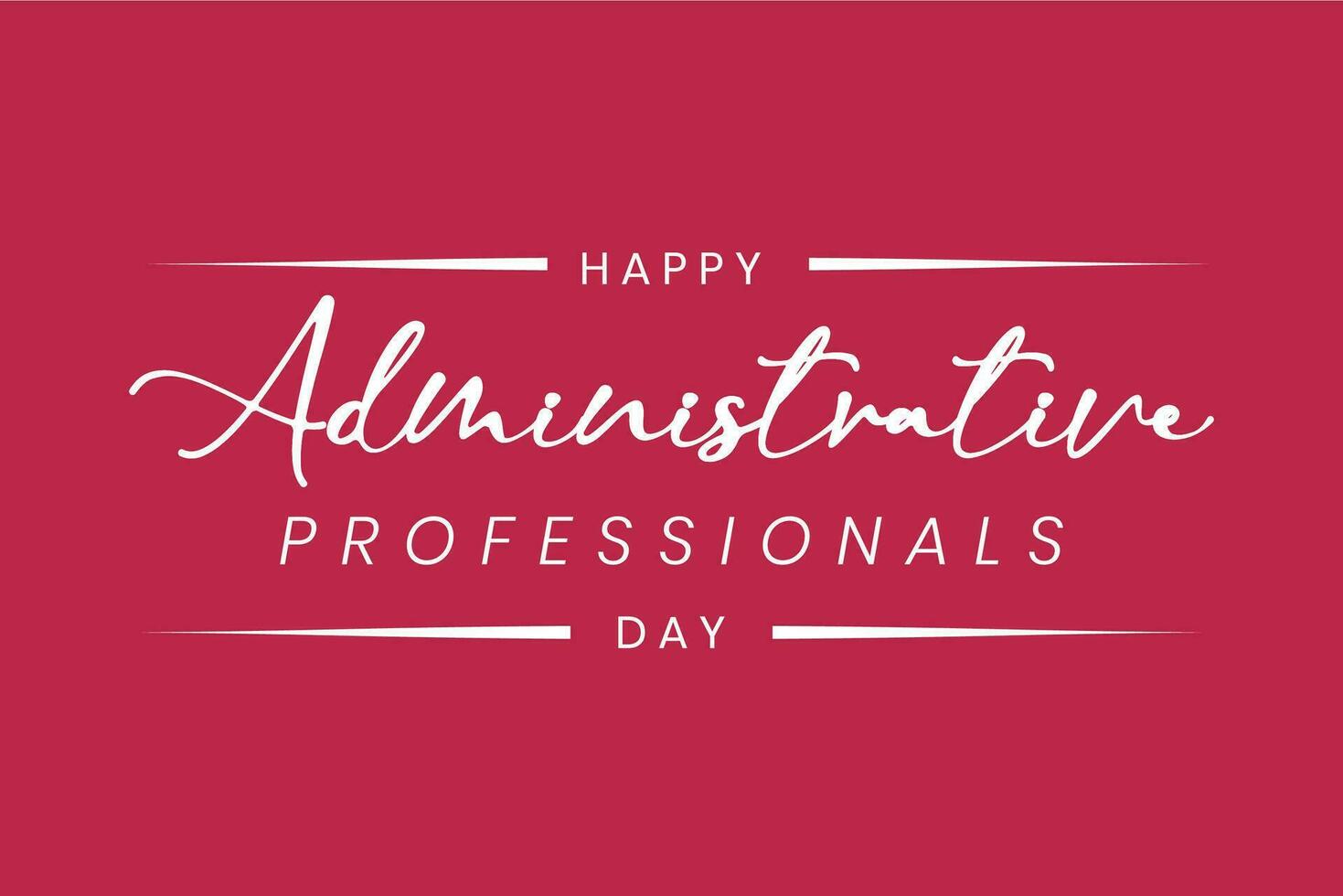 administrative professionals day, background template Holiday concept vector