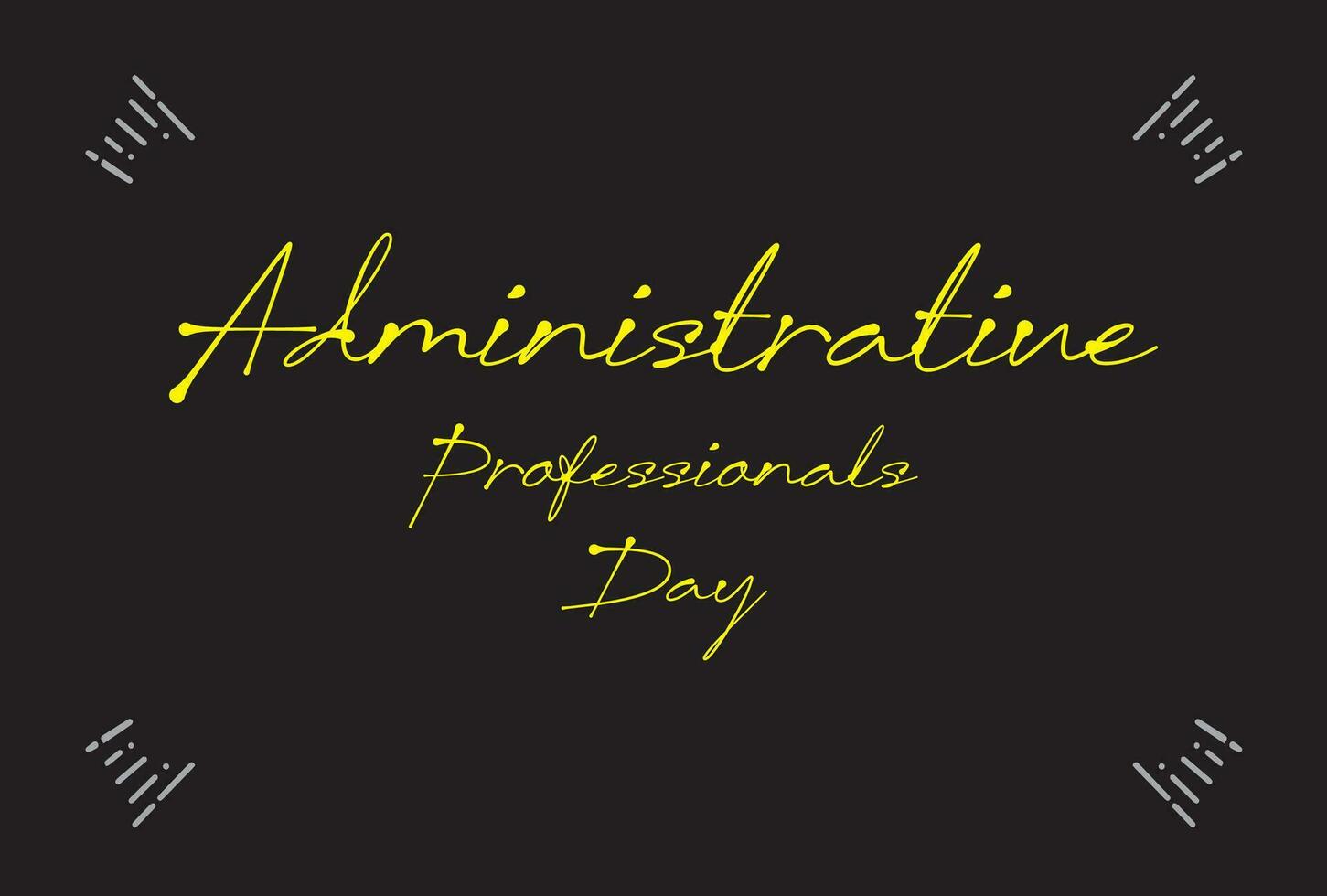 administrative professionals day, background template Holiday concept vector