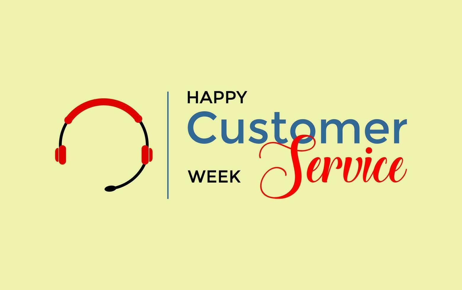 Customer Service Week vector