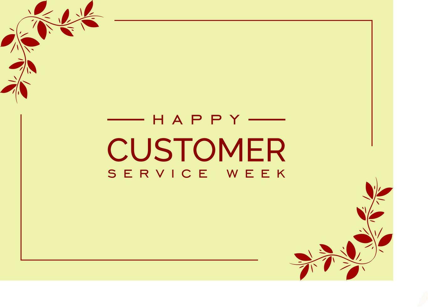 Customer Service Week vector