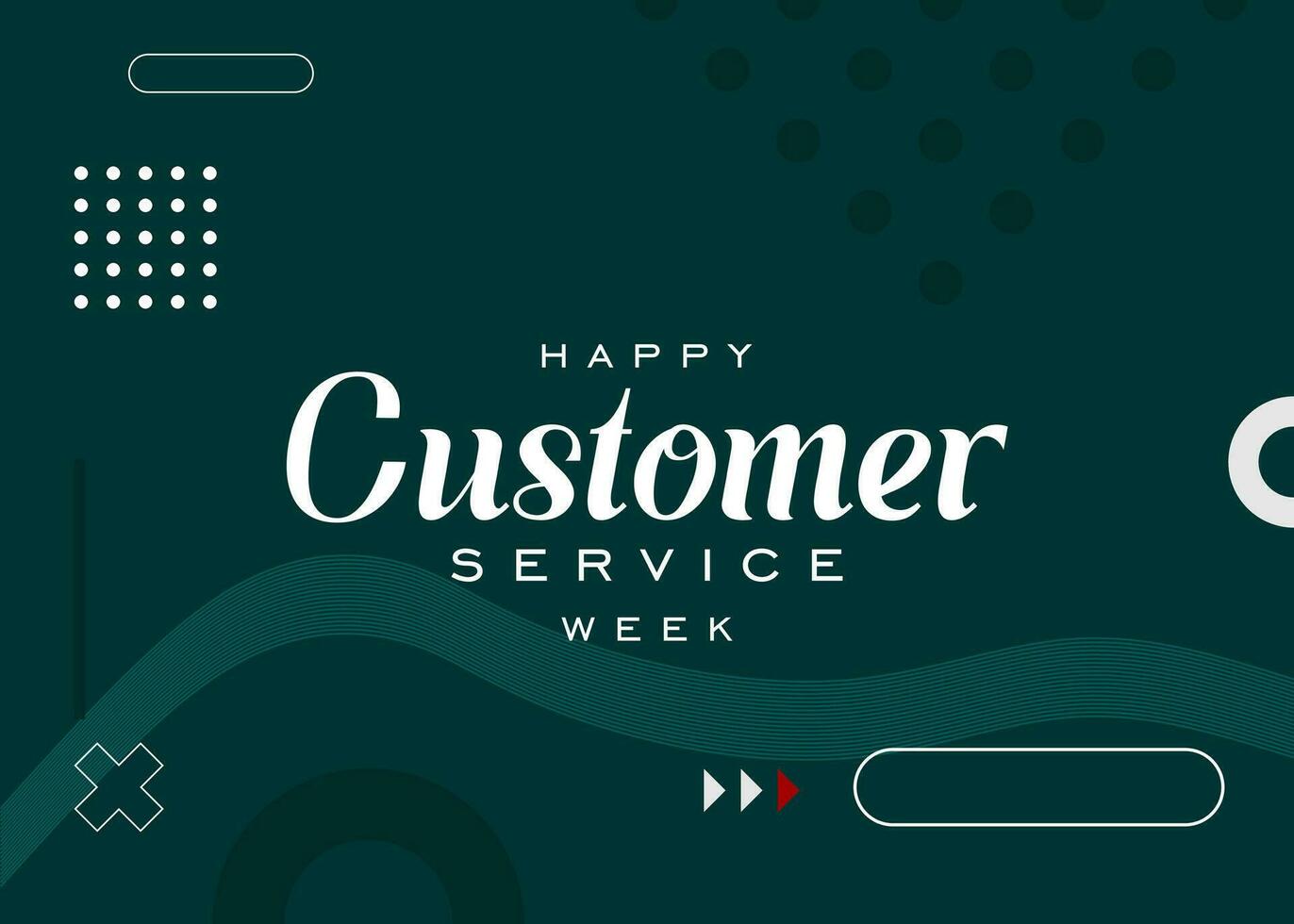 cliente Servicio semana vector